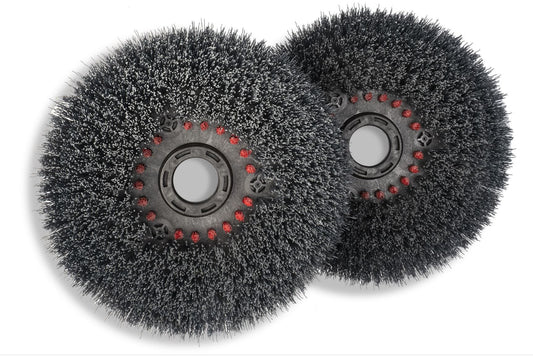 Schrobborstel Numatic TEN-TEC rood 225 mm (per 2 stuks)