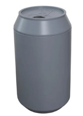 Afvalbak Canman 145 liter tbv lege blikjes VB 200375