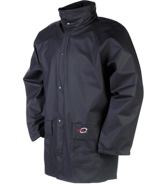 Regenjas Sioen Dortmund Flexothane marine blauw maat XXXL