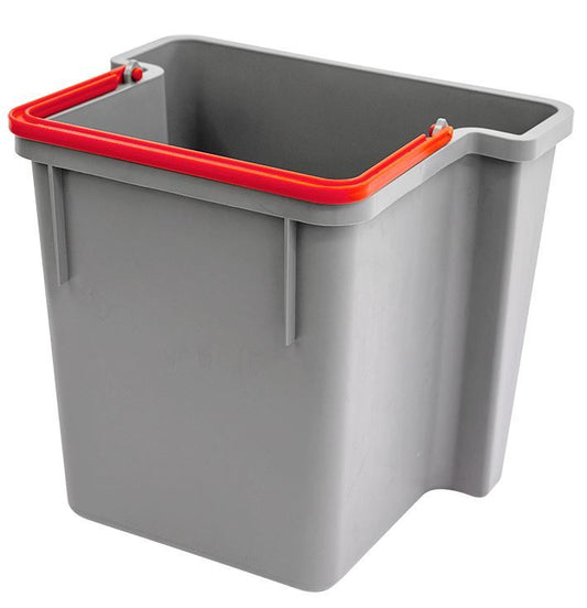 Emmer Numatic grijs 15 liter achter met rode hendel, MM3/4