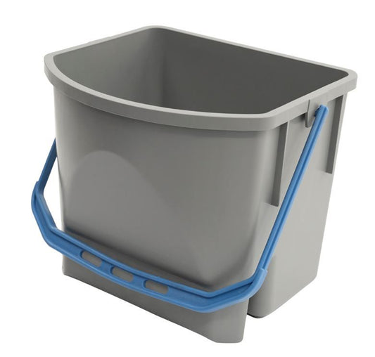 Emmer Numatic grijs 17 liter voor met blauwe hendel, MM3/4