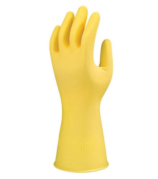 Handschoen Ansell Marigold Suregrip geel mt L