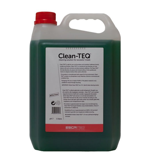 Roltrapreinigingsmiddel Clean-TEQ Escalator Cleaning Solution