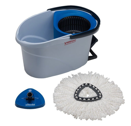 Starterkit Vileda UltraSpin Mini blauw excl. steel