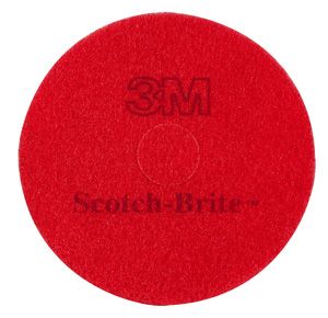Vloerpad 3M rood 13 inch 330mm