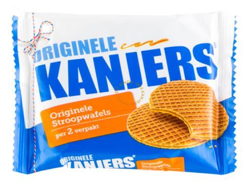 Kanjers stroopwafels 15 x 2 pack 80 gr