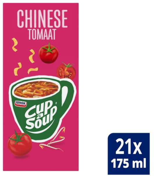 Unox Cup-a-Soup Chinese Tomaat 21 x 175 ml