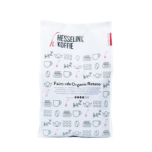 Koffiebonen Hesselink Fairtrade Organic Retano