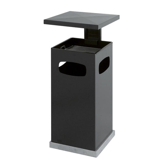 As-papierbak 70 liter afdak antraciet VB 201211