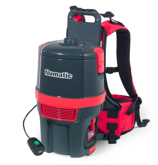 Rugstofzuiger Numatic RSB150 350W 5 liter incl. batterij