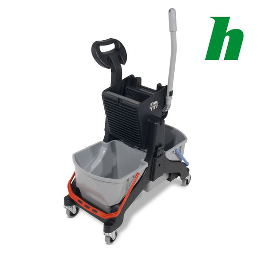 Rolemmer dubbel Numatic MMT 1616 zwart recycled excl. mopkit
