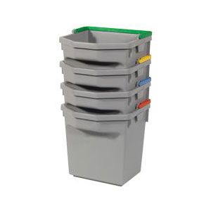 Emmer Numatic 5 liter grijs/blauw t.b.v. werkwagen