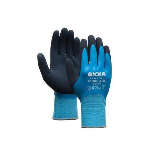 Handschoen Oxxa Double Latex 50-400 maat XL (10)