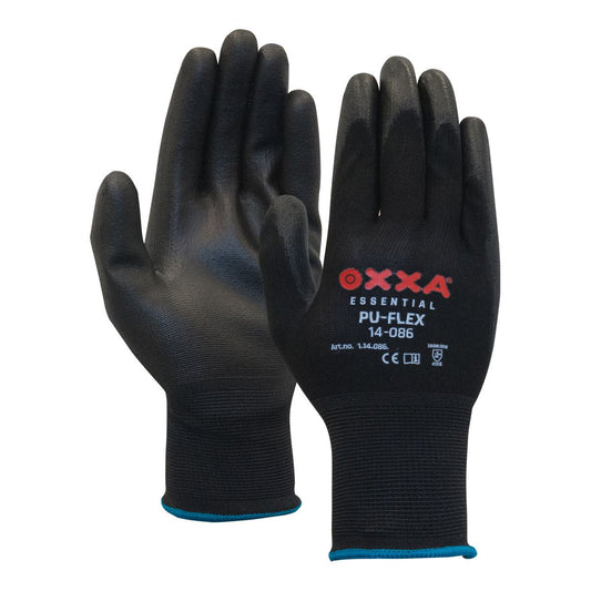 Handschoen Oxxa PU-Flex zwart maat XL