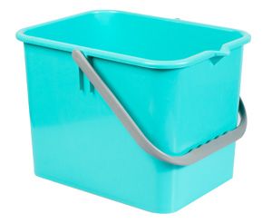 Emmer italiaans 9 liter vierkant groen t.b.v. werkwagen