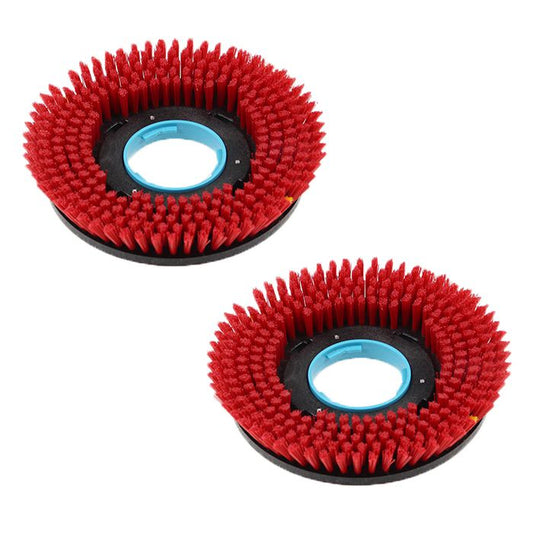 Borstelset I-team I-Mop XL kit assy brush hard *red* (L+R)