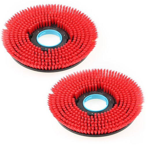Borstelset I-team I-Mop XXL kit assy brush hard *red* (L+R)