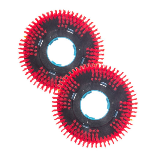 Borstelset I-team I-Mop XL kit assy brush XL Low Density hard *red*