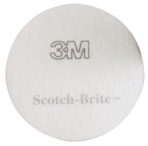 Vloerpad 3M wit 13 inch 330mm