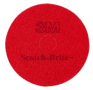Vloerpad 3M rood 16 inch 406mm