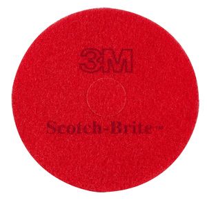 Vloerpad 3M rood 15 inch 380mm