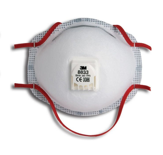 Stofmasker 3M 8833 FFP3 NPF=50 met uitademventiel