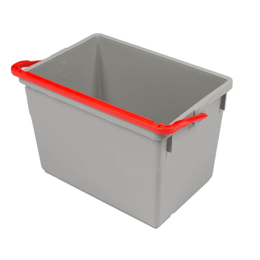Emmer Numatic 10 liter grijs/rood t.b.v. werkwagen