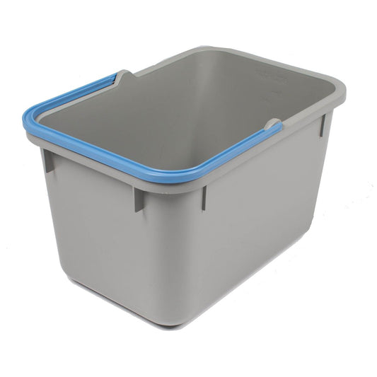 Emmer Numatic 17 liter vierkant grijs/blauw