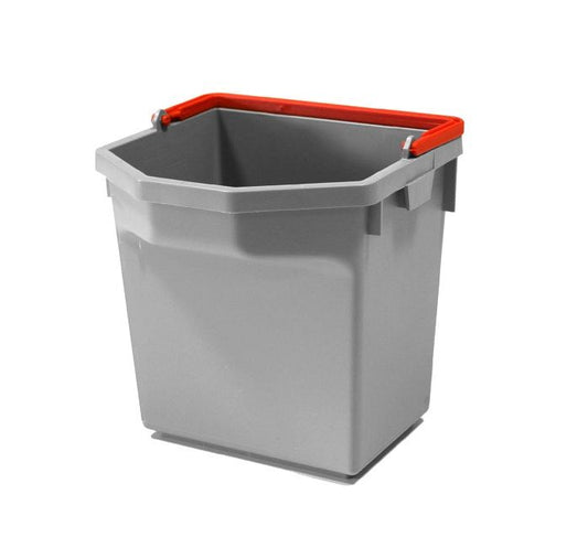 Emmer Numatic 5 liter grijs/rood t.b.v. werkwagen